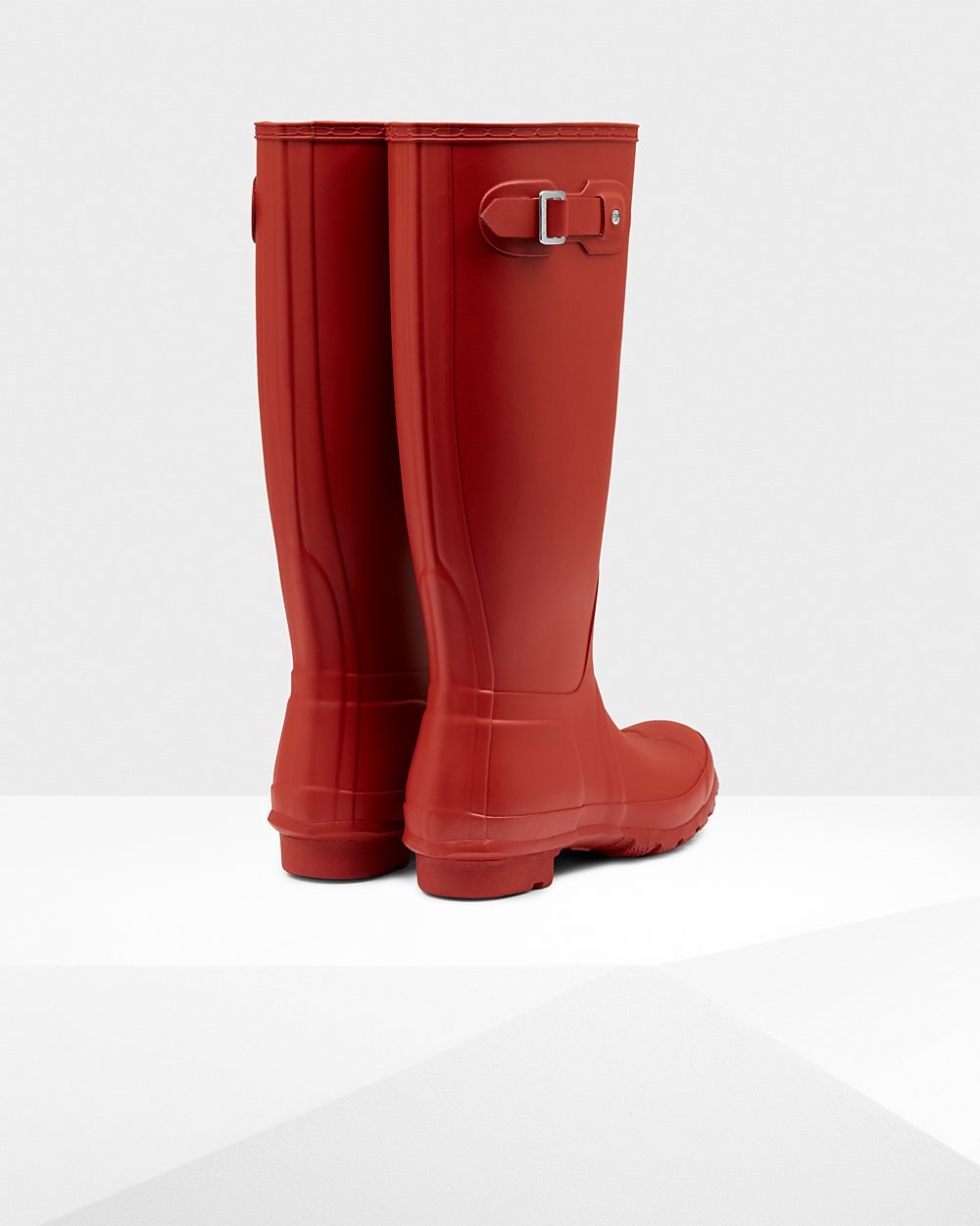 Bottes Hautes de Pluie Hunter Original Femme Rouge ZPCVSUQ-57